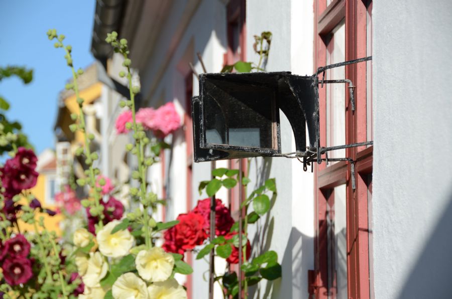 'gadespejl - blomster'...