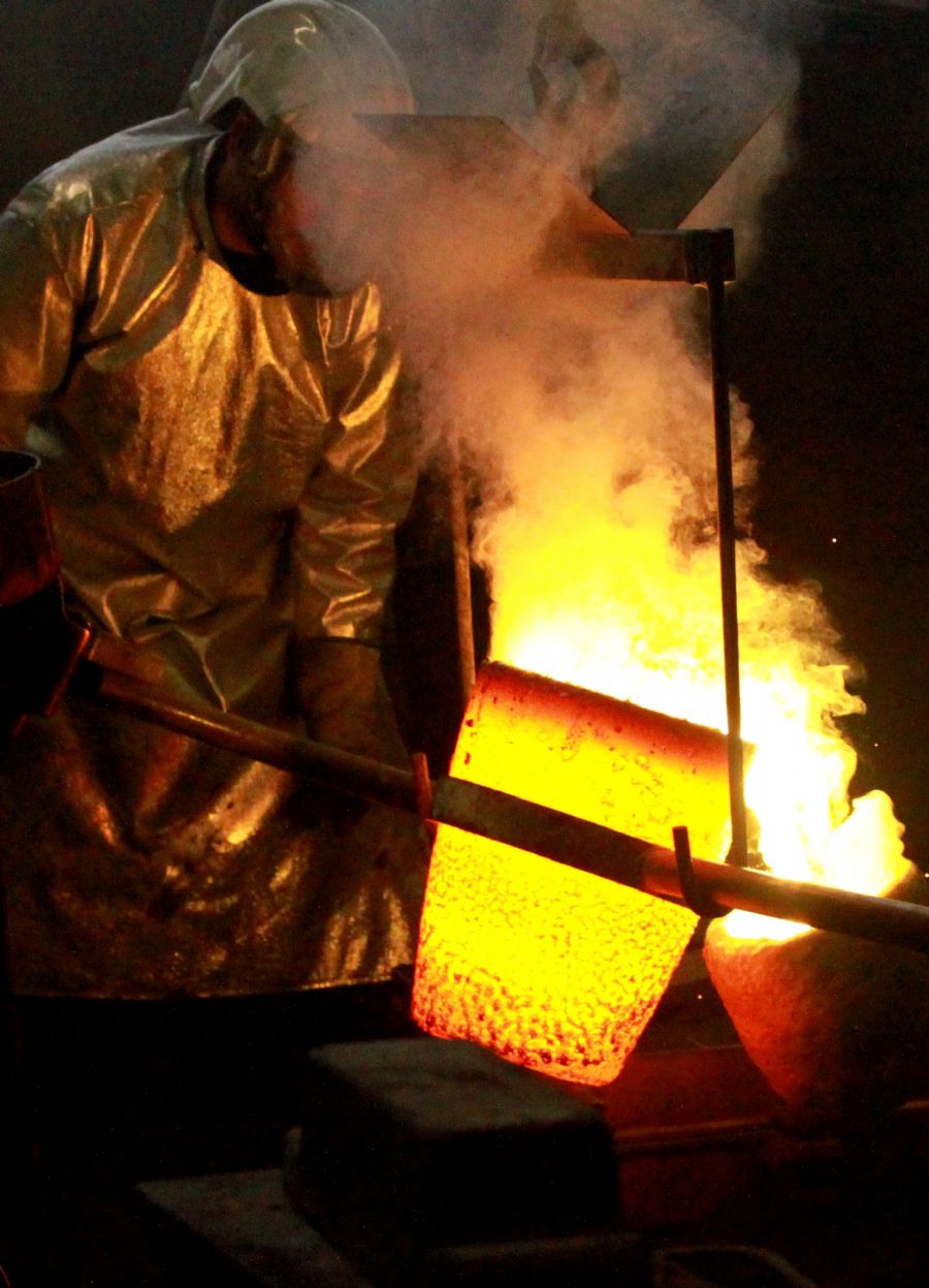 Bronzestøbning,- En smuk oplevelse