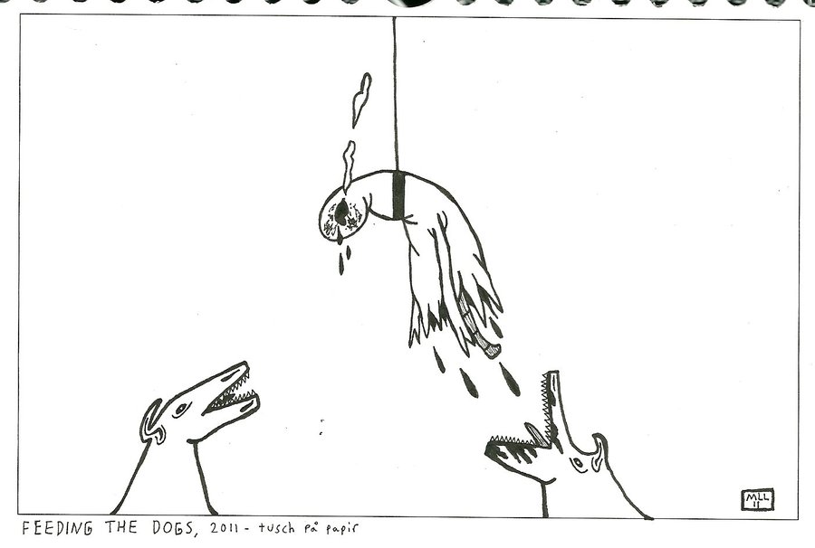 Feeding the dogs