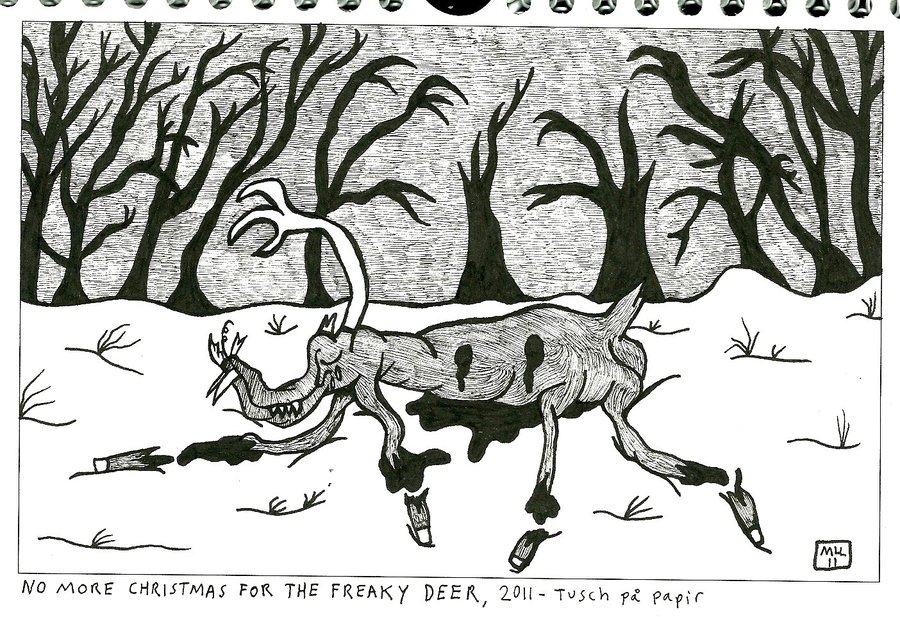 No more christmas for the freaky deer