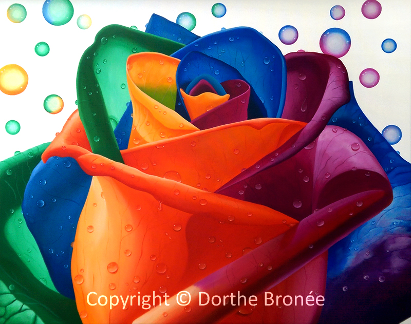 Rainbow Rose V.2.