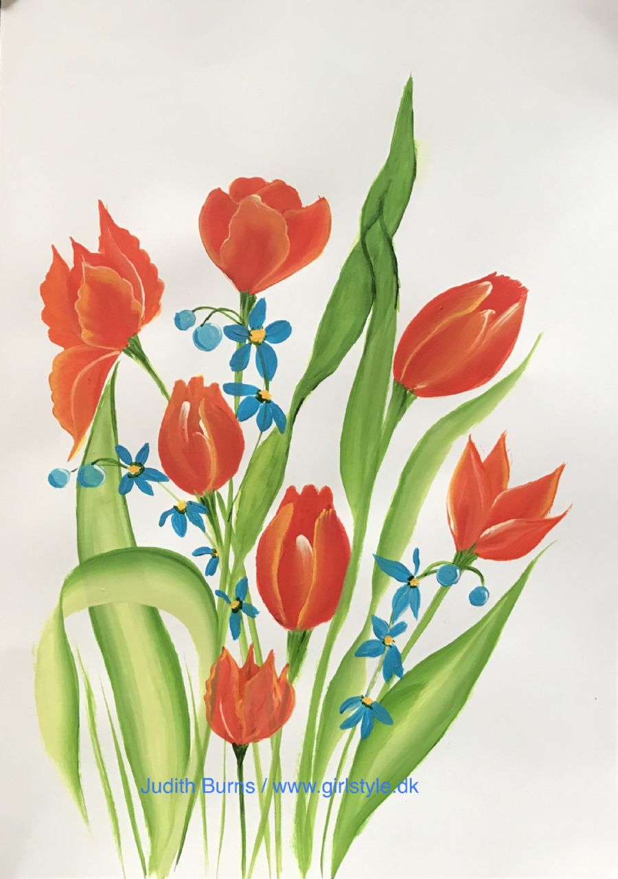 Røde tulipaner