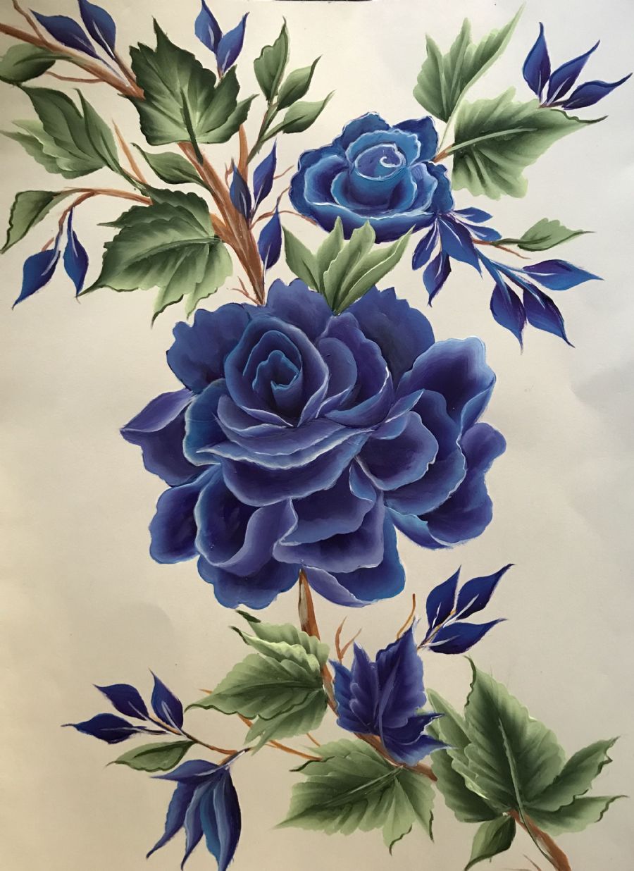 Blå rose
