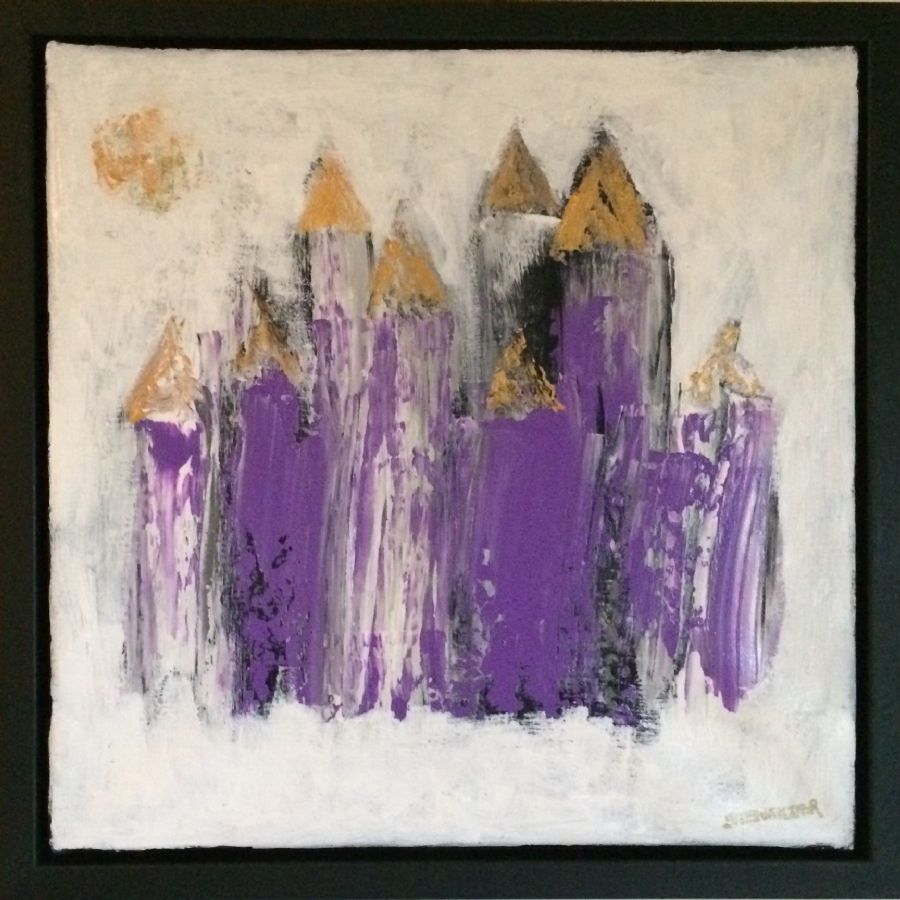 Purple houses