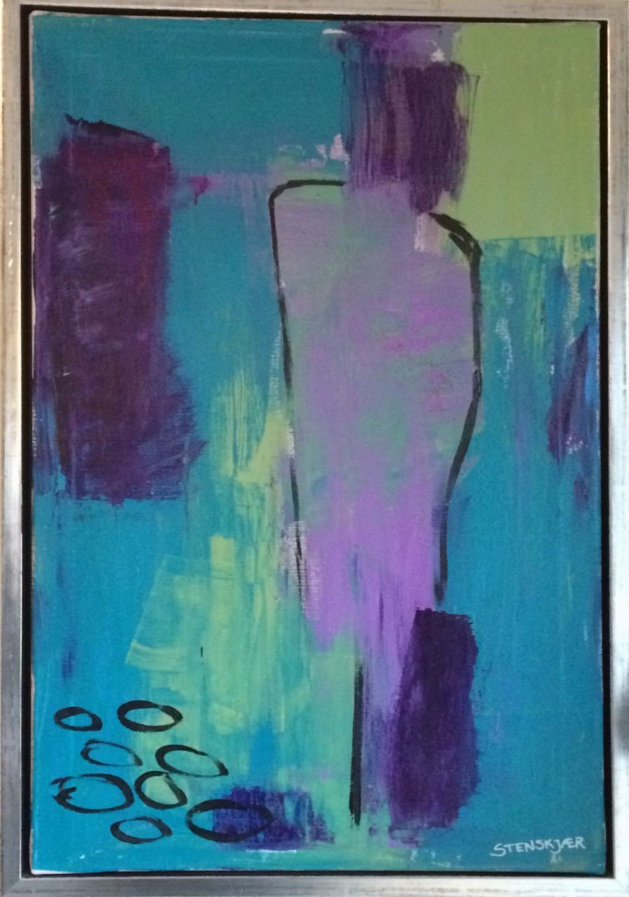 Purple woman