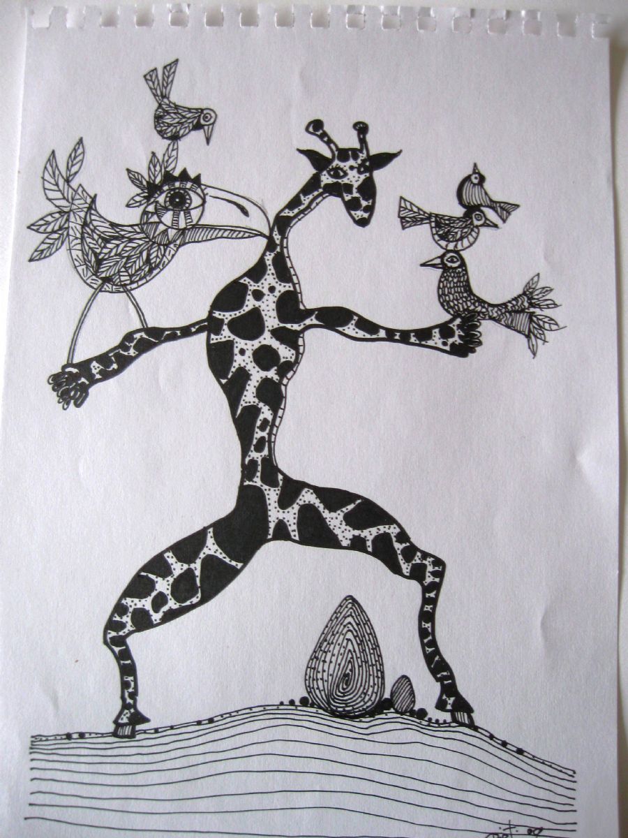 Giraffens dans