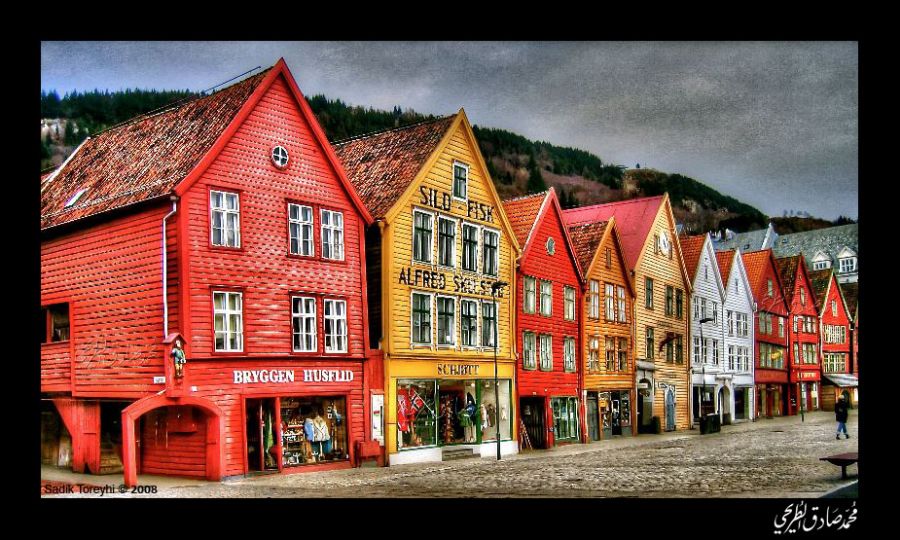 Brygge The old wharf of Bergen,Norway