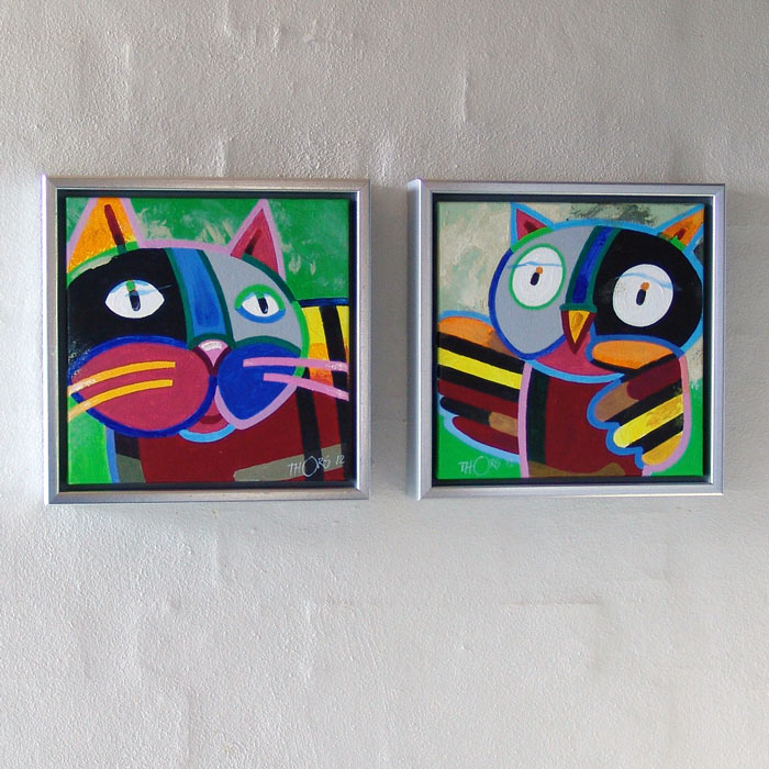 New cat and owl (sæt)