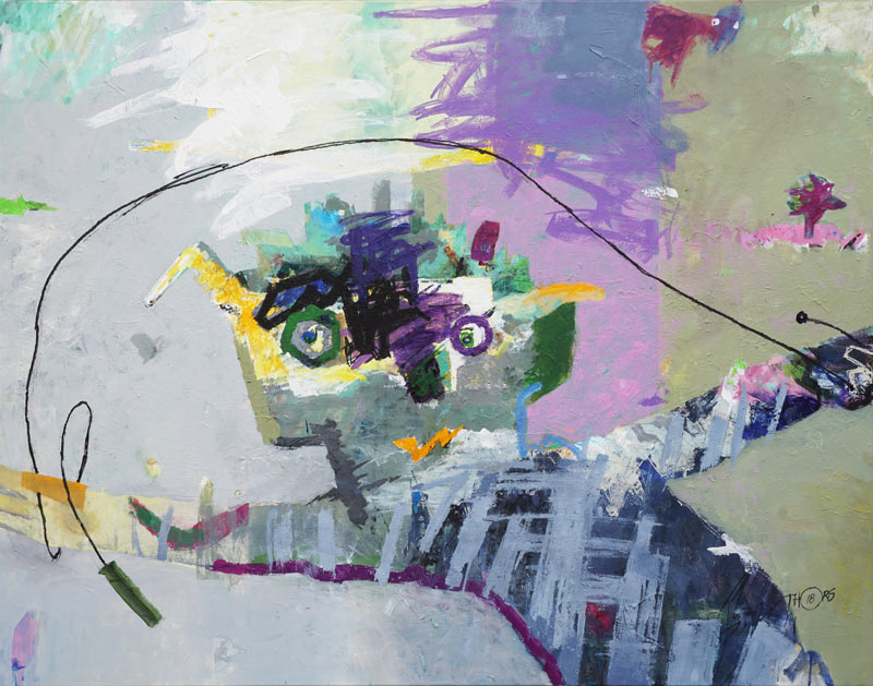 Sjippetovlig. 140 x 110 cm