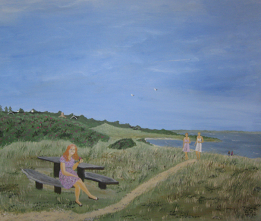 En sommerdag ved Strandby nordre strand