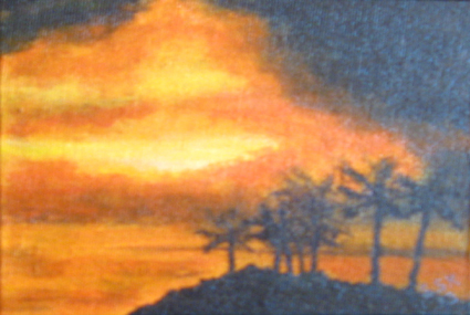 Solnedgang på Bali