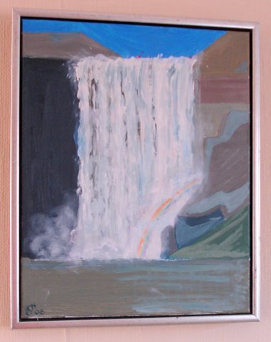 Skóga foss Island