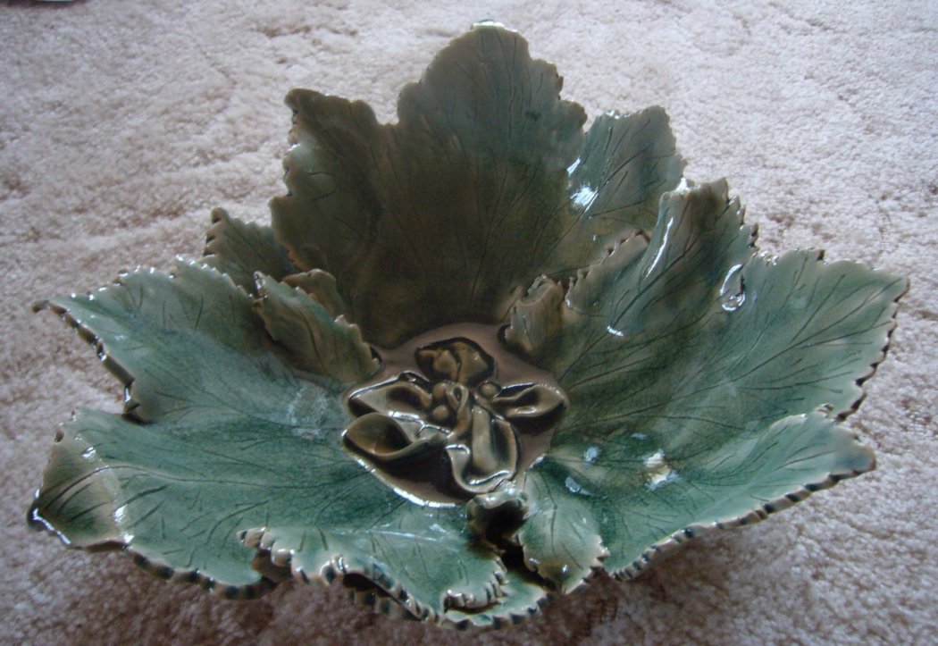 Den  lysegrønne vase.