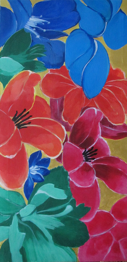 dekorativt blomstermønster