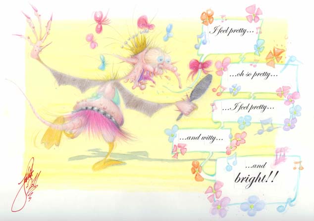 The queen of beaty, wit and brightness