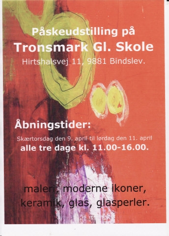 plakat - påskeudstilling.