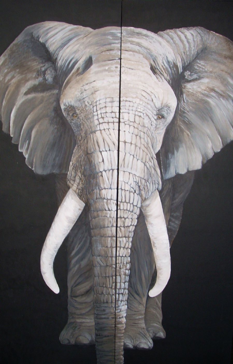 elephant in 2 parts