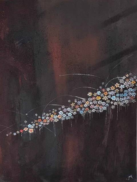 Flowers – malerier af Jørgen Thomsen