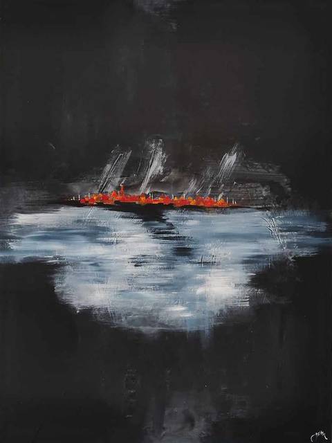 Red Town – malerier af Jørgen Thomsen