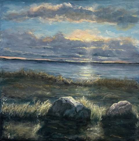 Inspiration fra Hejsager – malerier af Jette Gjerum