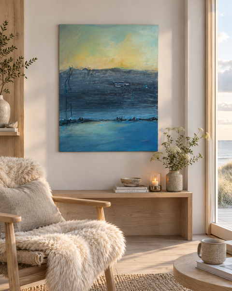 Stormy weather – malerier af Birthe Villaume