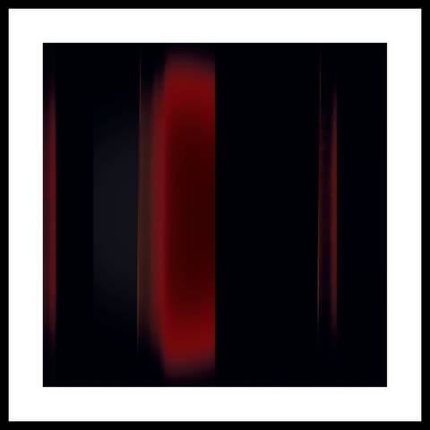 GOLDEN LIGHT IN RED ROOM #2 – tryk/grafik af CHRIST FLINT