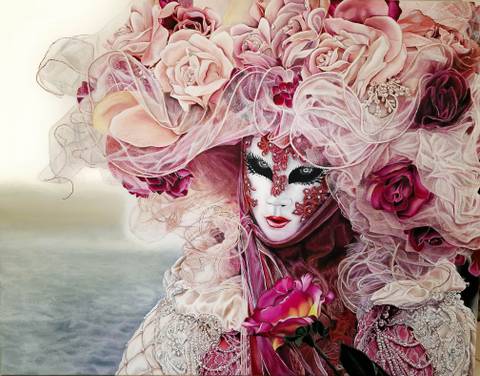 The Veiled one. – malerier af Natalya Ponomarenko Larsen