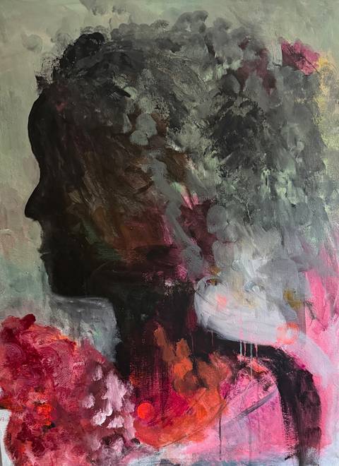 Længsel – mixed media af Jeanette Hammershøj Jørgensen
