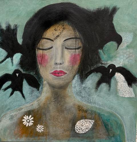 Uden titel – mixed media af Jeanette Hammershøj Jørgensen