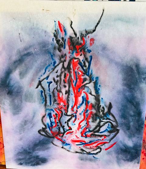 Tyngde Talisman – mixed media af Anders Hjuler
