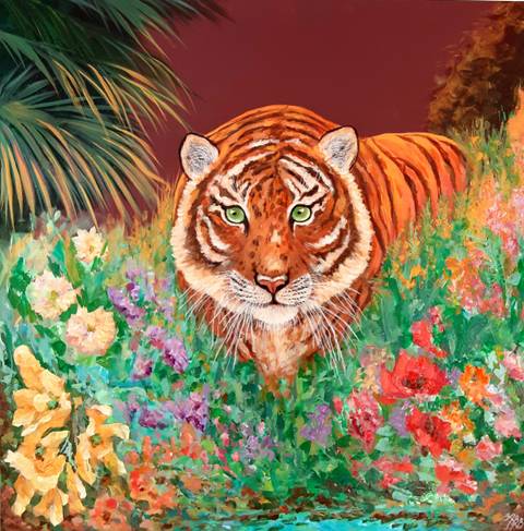 Tiger I blomsterflor – andet af Røntved Art