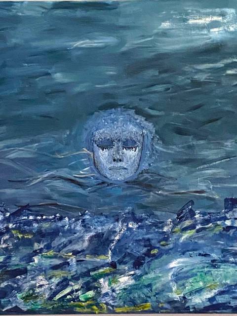 Floating – malerier af Bine Kimmer