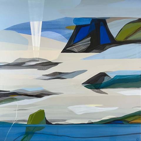 ingen titel – malerier af Kirsten Overgaard
