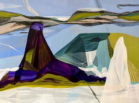 "The Land within" – malerier af Kirsten Overgaard