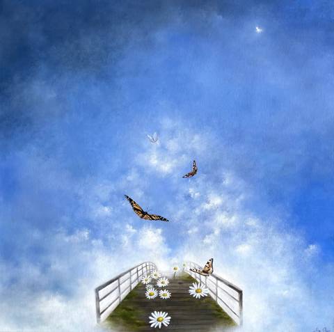 Bridge to Eternity – malerier af Lise Duun