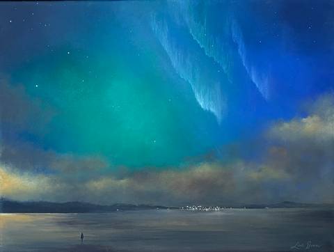 Byens lys – malerier af Lise Duun