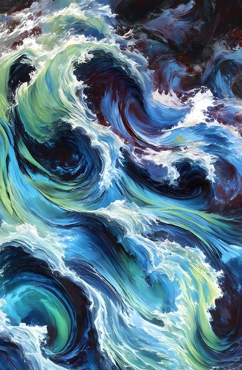 The Ocean’s Rebellion – digital kunst af Robin Petersen
