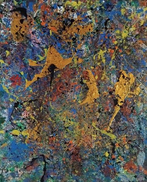 Spray On Universe – malerier af Shayne Sway
