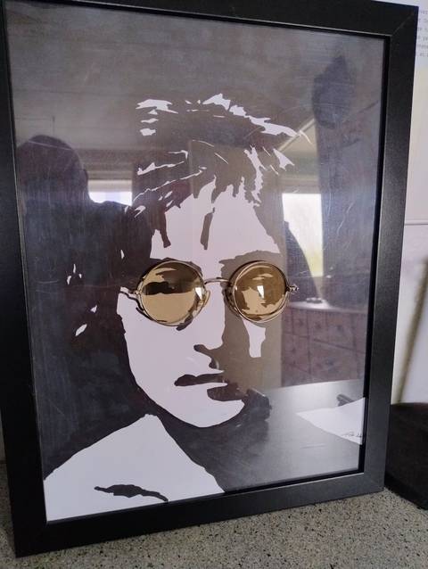 John Lennon – malerier af Fritz Jensen