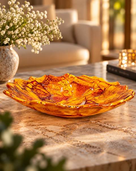 Amber – glaskunst af Micko Glass Art