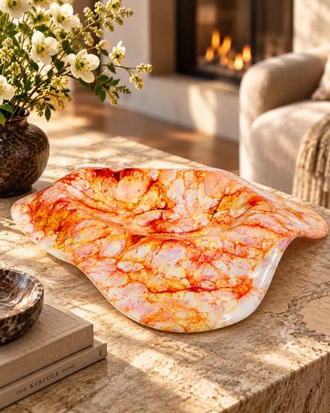 Marble – glaskunst af Micko Glass Art