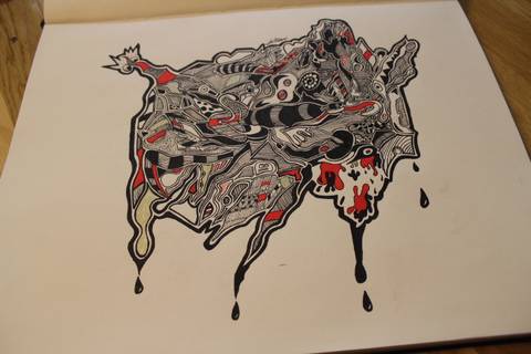 dripping art