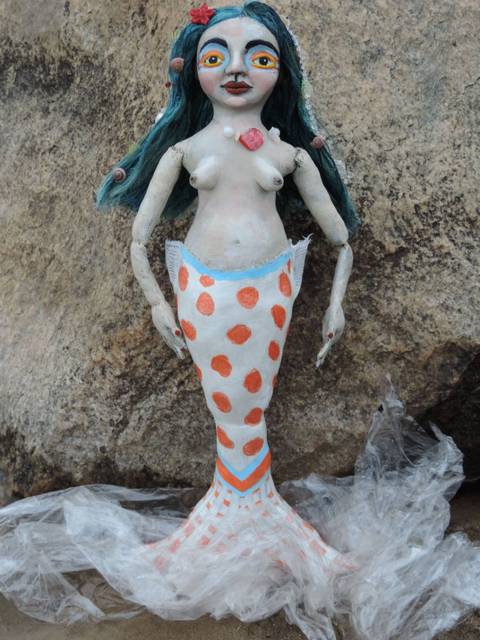 Blenny red spot mermaid