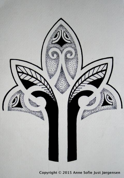 Polynesian/maori inspired sketch