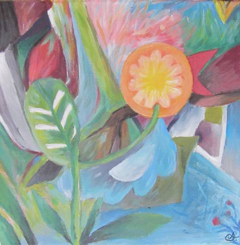Blomstrende fugl