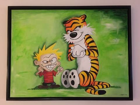 The boy with his Tiger