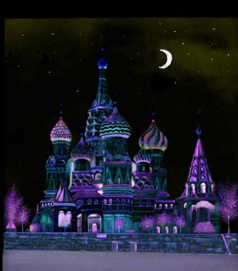 Moscow by night