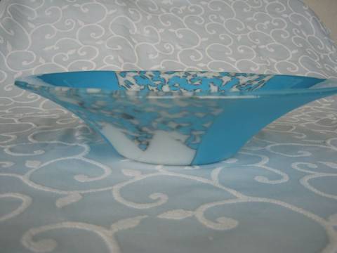 Unika glas skål