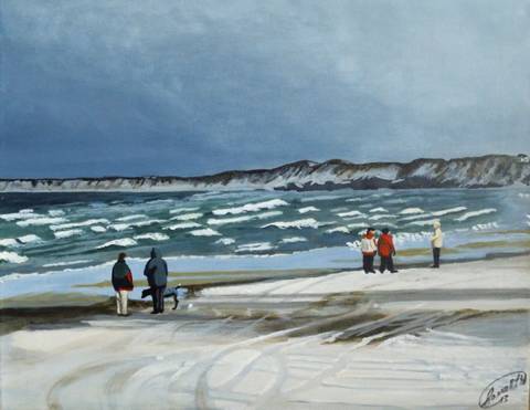 Vintertur ved Vesterhavet