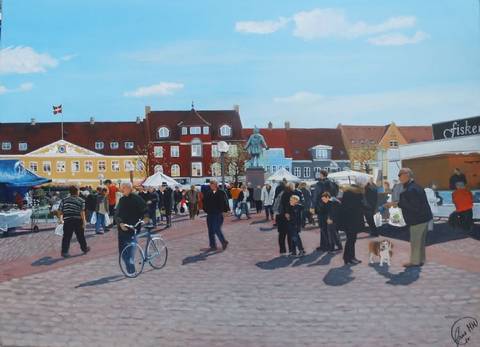 Lørdag på Køge Torv